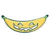 Halloween Banane (ohne Text)