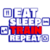 Eating, sleeping, exercising, repeating fitness