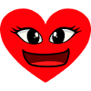Coeur Visage Coeurs Sincères Saint-Valentin