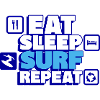 Eat, sleep, train, surf – repeat!