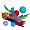 Design mit bicubic waves