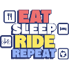 Eating, sleeping, cycling, repeating