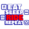 Eating, sleeping, cycling, repeating