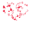 Cute Christmas Heart