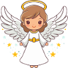 Anges adaptés pour Noël