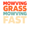 Lawn mower mowing