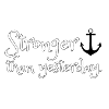 Stronger than yesterday.