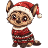 Hyena Christmas