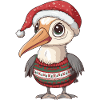 Pelican Bird Christmas