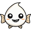 Piranha Fish Halloween Funny Ghost