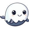 Whale Halloween Funny Ghost