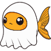 Goldfish Halloween Funny Ghost