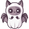 Bat Halloween Funny Ghost