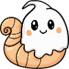 Snail Halloween Funny Ghost