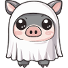 Cochon HalloweenSanglier fantôme