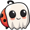 Ladybug Halloween Funny Ghost
