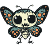 Butterfly Halloween Comic Funny