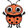 Ladybug Halloween Comic Funny