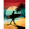 Surfing Surfer Surfboard Surfer Beach