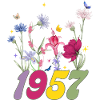 Year of birth 1957 wildflowers