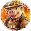 Feuerwehr Schwein