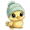 Kylling Søt Søt Baby Kids Animal Chick Cartoon
