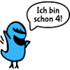 Ich bin schon vier
