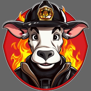 Mucche dei vigili del fuoco