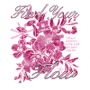 Finde Deinen Flow Blumen Design