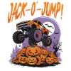 Monster Truck Halloween Jack-o'-Jump !
