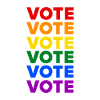 Repeat Voting – Pride Flag - LGBTQIA+