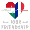 Hungary and France 100% friendship