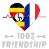 Uganda and France 100% friendship