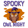 Halloween CREEPY OWL Drôle Halloween