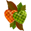 Checkered heart