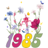 Year of birth 1985 wildflowers