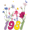 Geburtsjahr 1981 Wildblumen