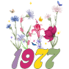 Year of Birth 1977 Wildflowers