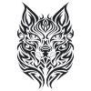 Dog Pet Tribal Tattoo