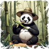 Panda eating!