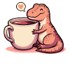 Tee Rex Tee-Rex Teetrinker Geschenk