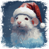 Rat de Noël frais