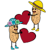 Peanut Partner Heart Heart Love Relationship