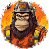 Monkey Firefighter / Firefighter Monkey