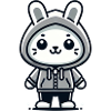 Playful Bunny - Confident and Cool