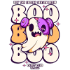 Boo Boo Boo Halloween Ghost