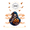 Sensenmann Halloween Kürbis Snack