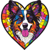 Samoyède Chien Coeur Amour