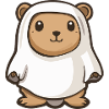 Beaver Halloween Funny Ghost