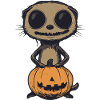 Meerkat Halloween Comic Funny